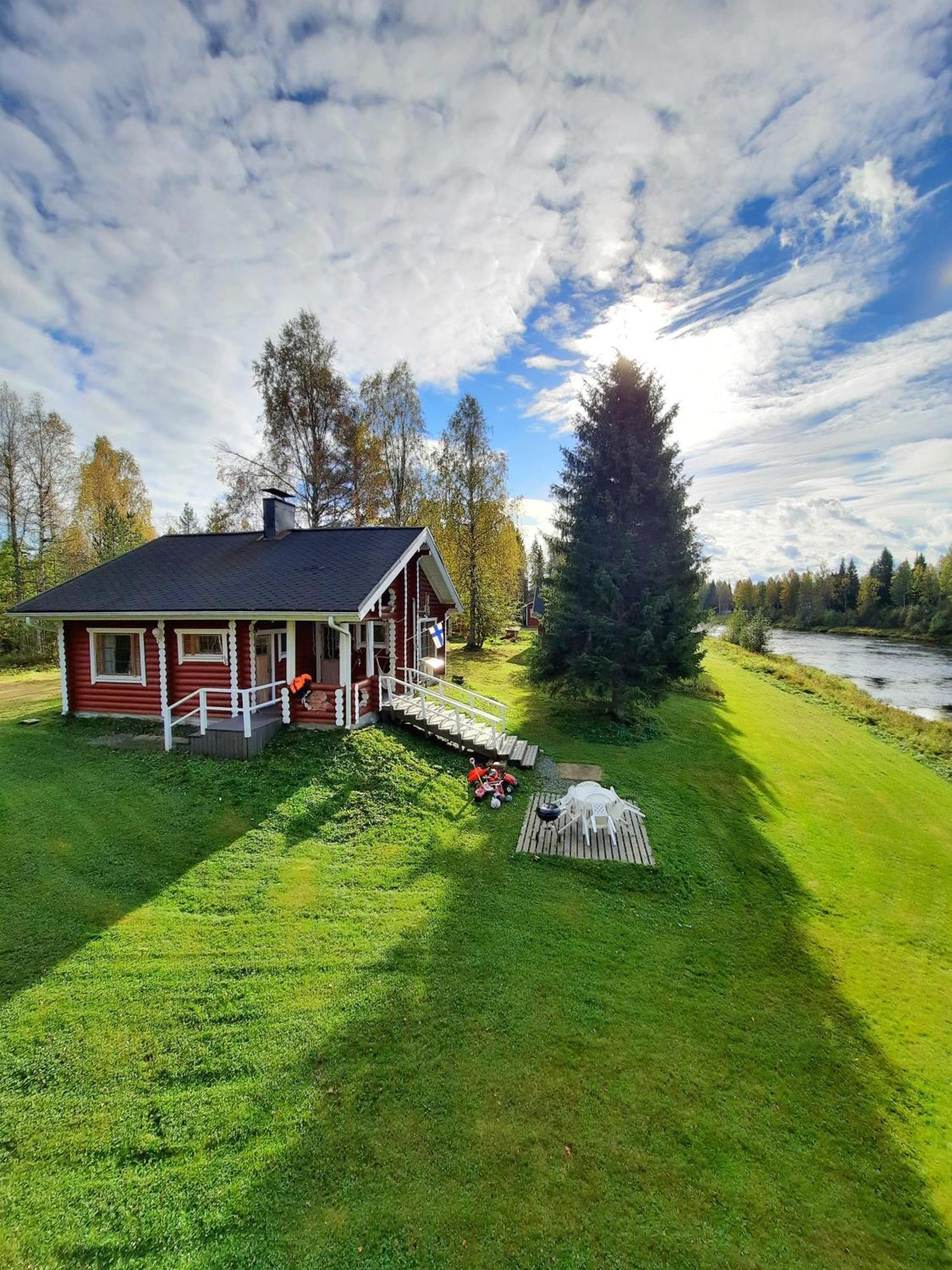 Lapin Villa Hiisi Joen Rannalla Рануа Экстерьер фото