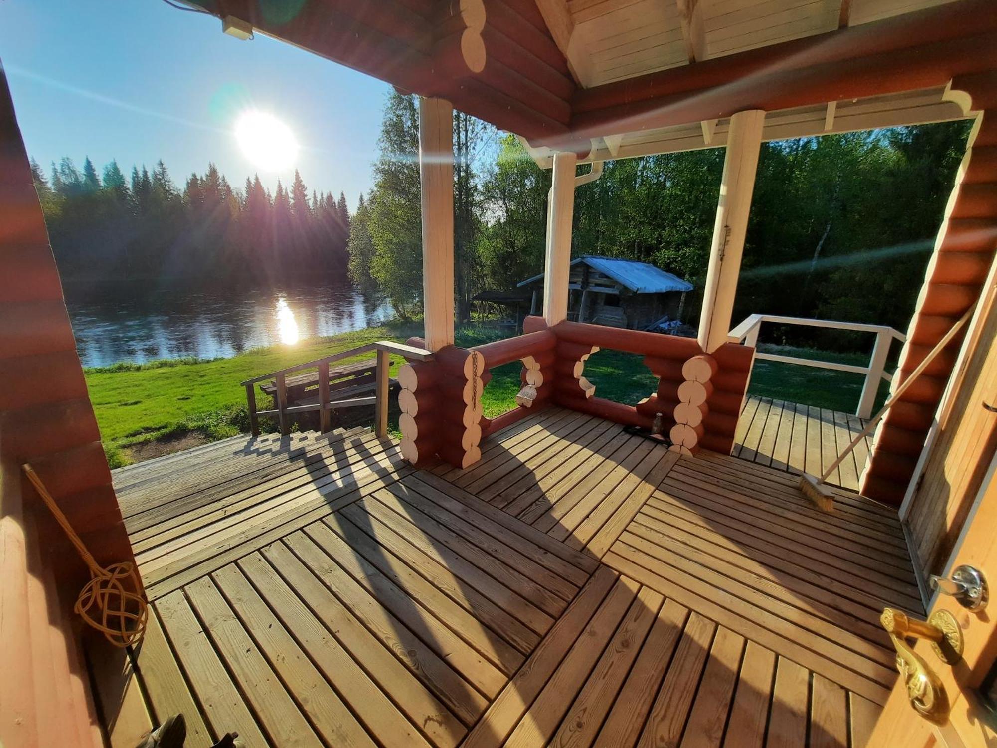 Lapin Villa Hiisi Joen Rannalla Рануа Экстерьер фото