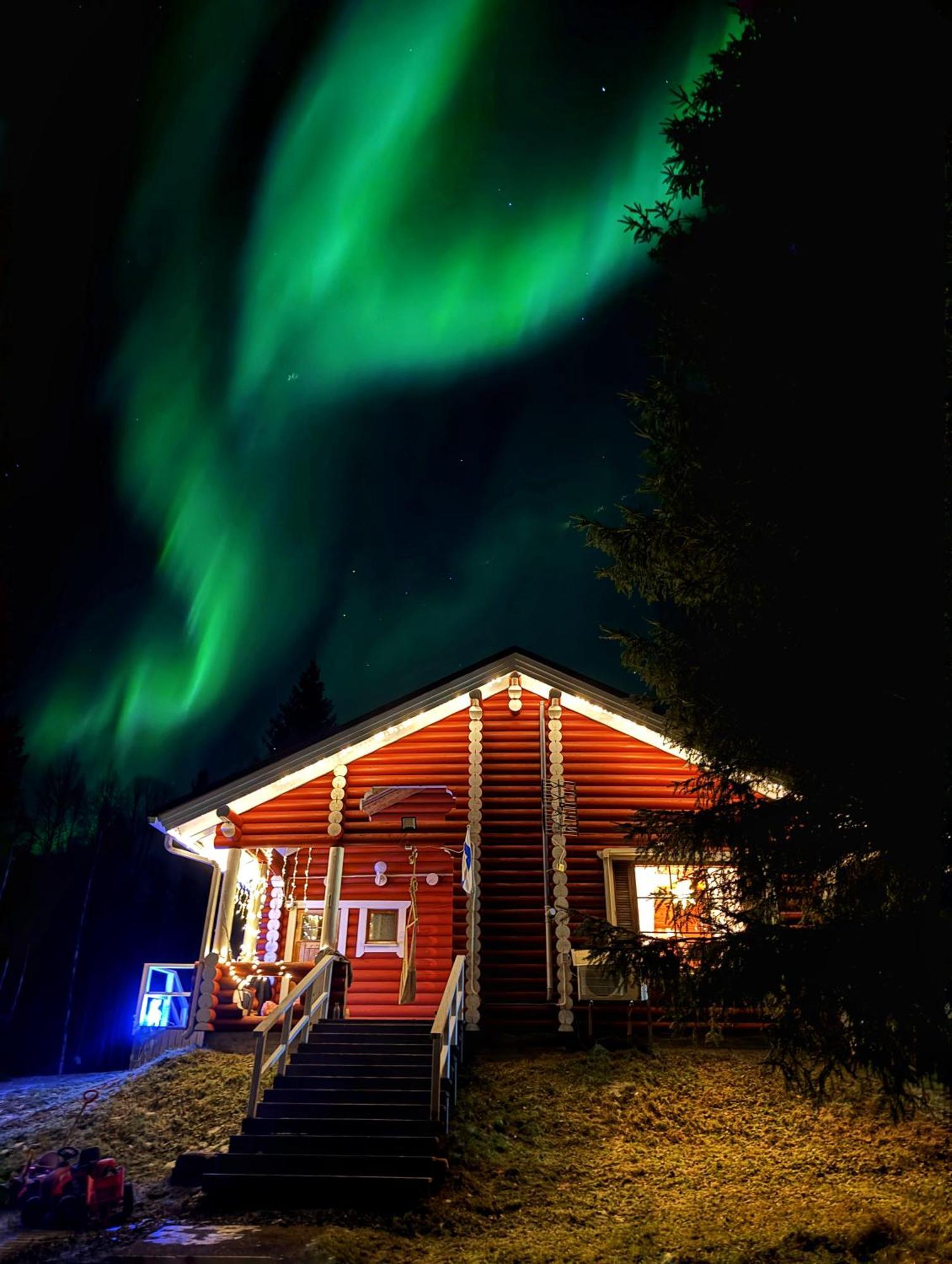 Lapin Villa Hiisi Joen Rannalla Рануа Экстерьер фото