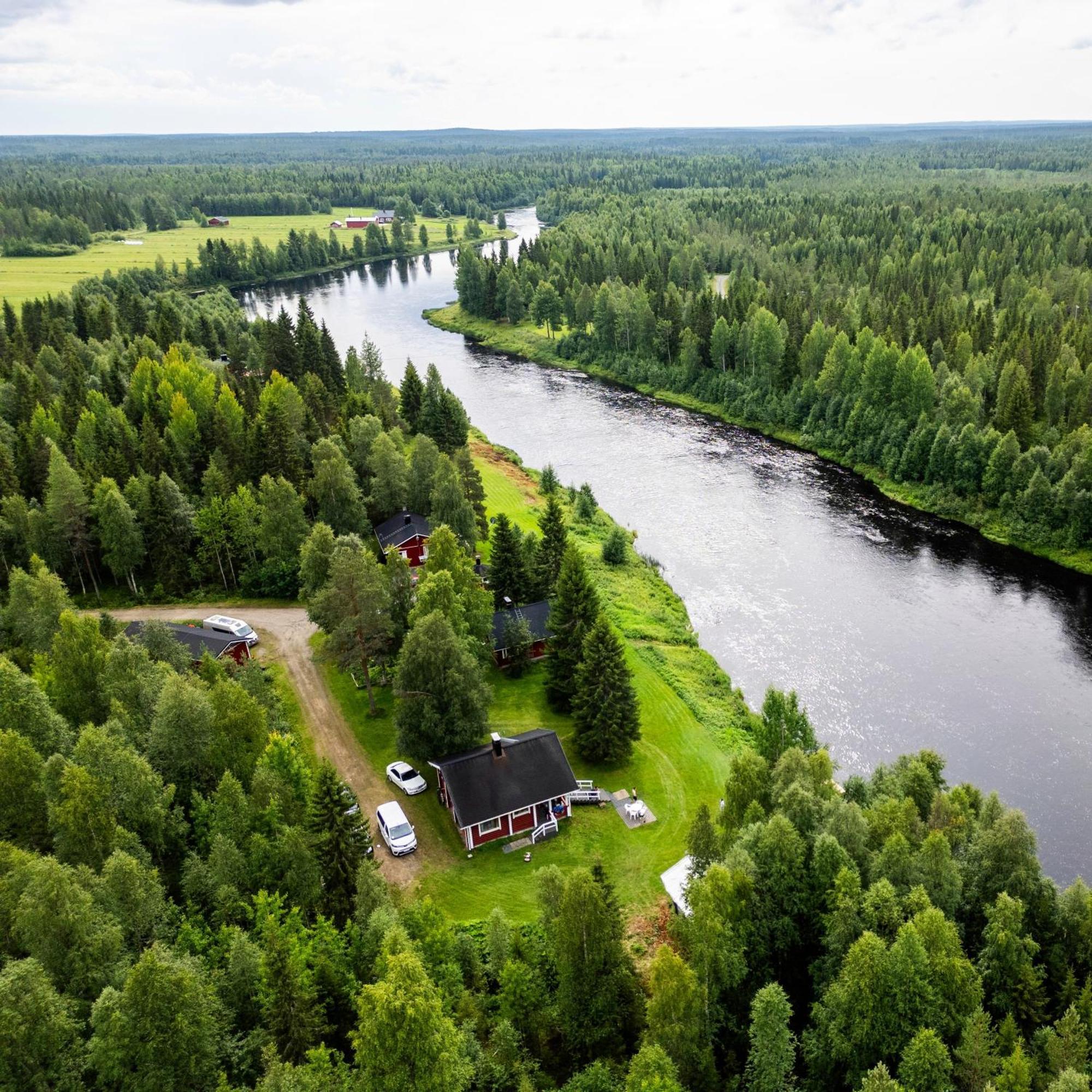 Lapin Villa Hiisi Joen Rannalla Рануа Экстерьер фото